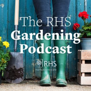 RHS gardening podcast logo